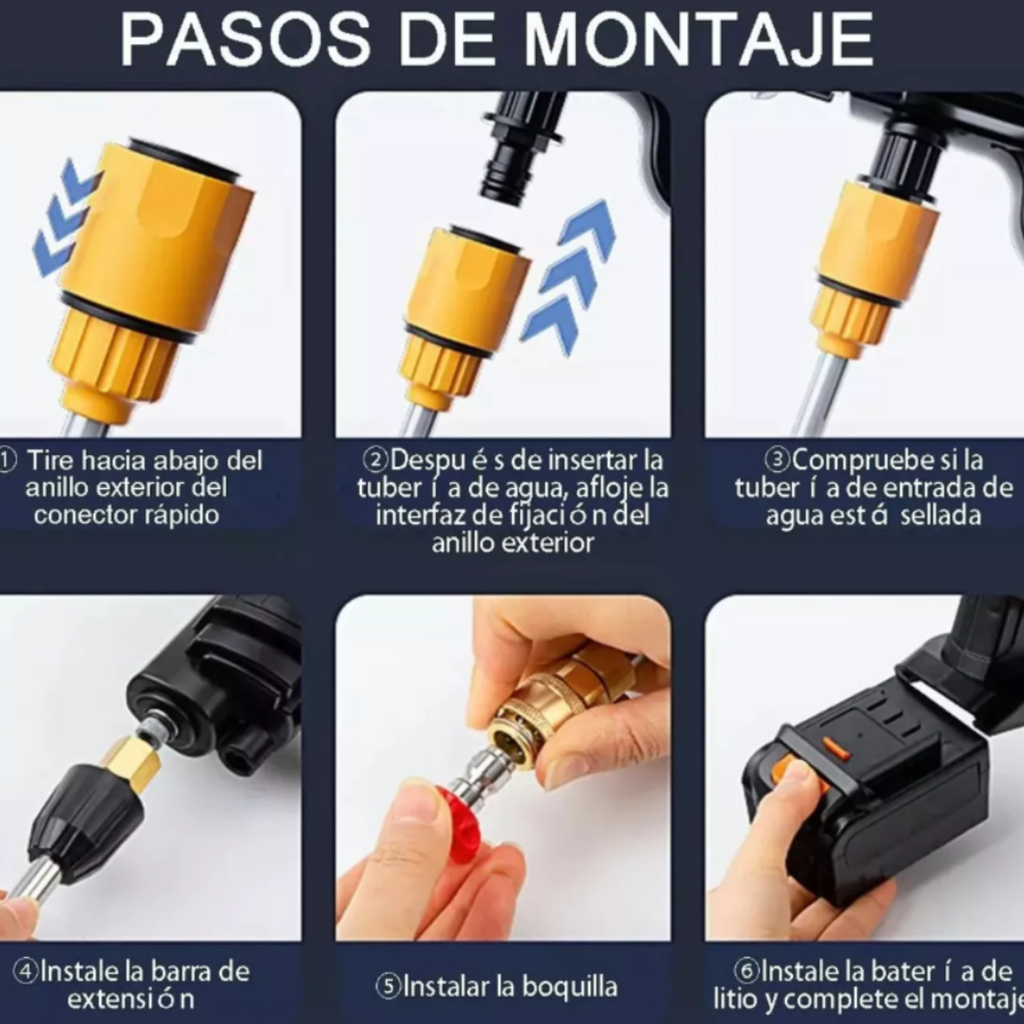 Kit Completo de Limpieza Automotriz Portátil